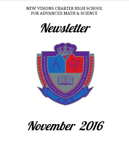 November Newsletter | New Visions for Public Schools